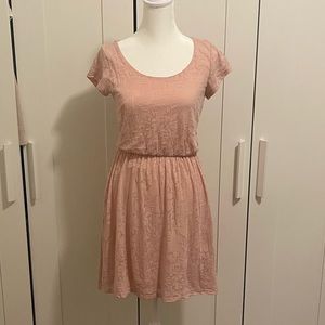 Charlotte Russe pink textured dress